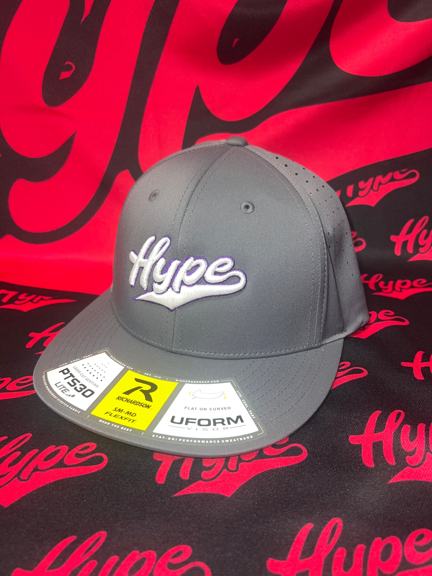 Hype White/Grey Fitted Hat