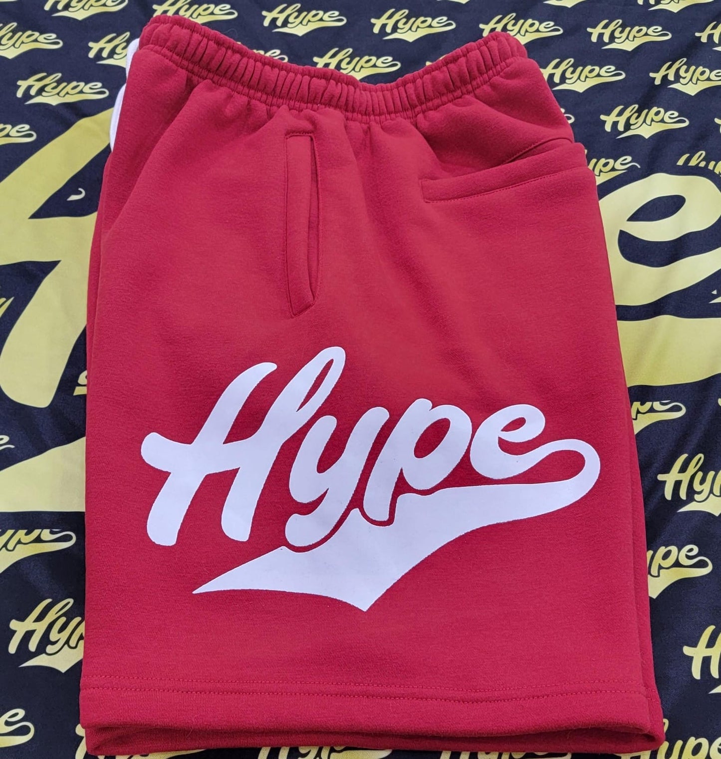 Hype Red Sweat Shorts