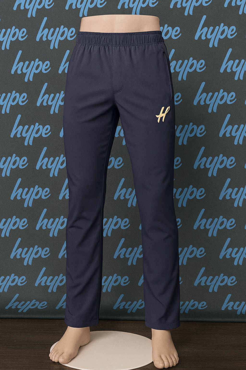 Classic H Microfiber Pants - Navy