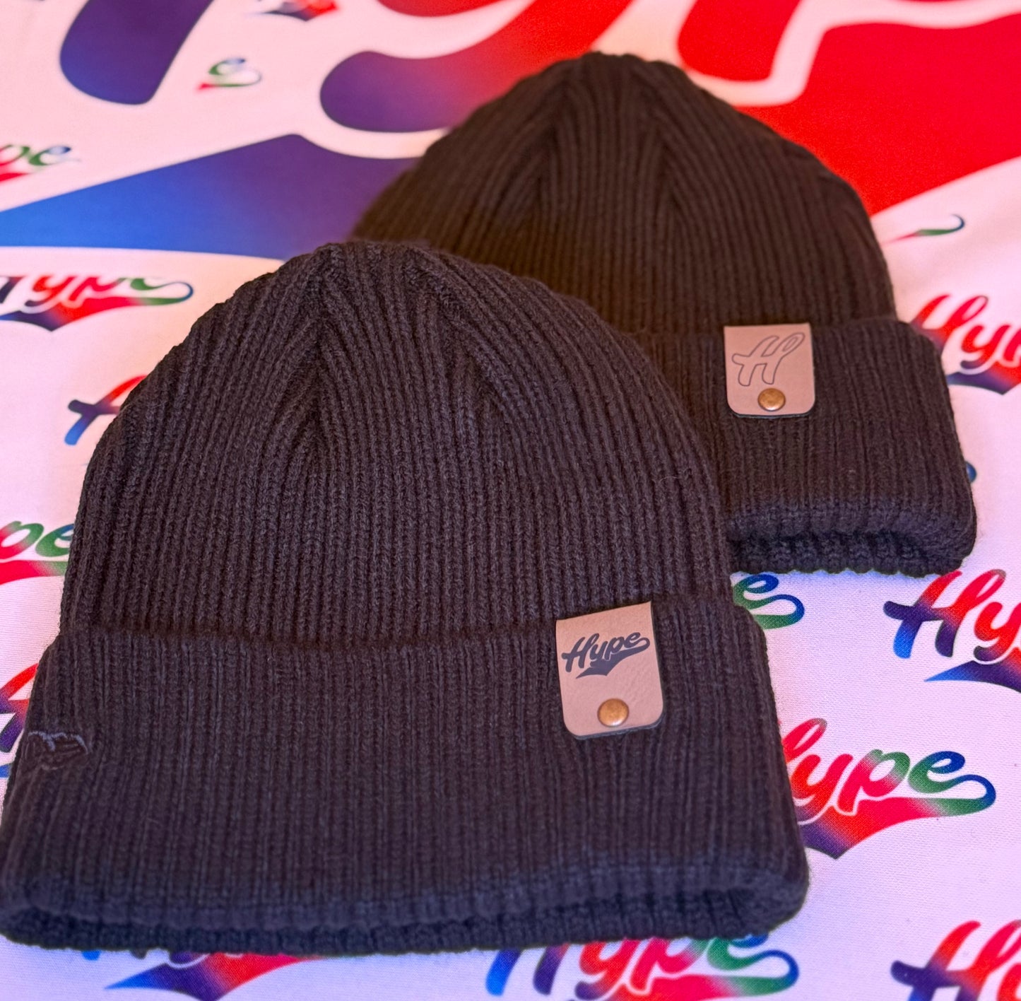 Hype Patch Beanie - Black