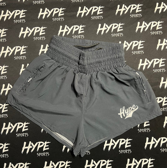 Women’s Grey Microfiber Shorts