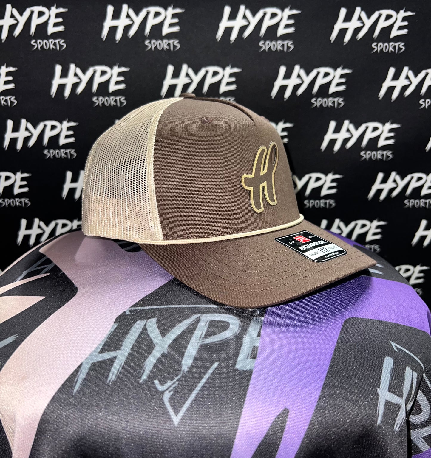 Brown H Rope Hat