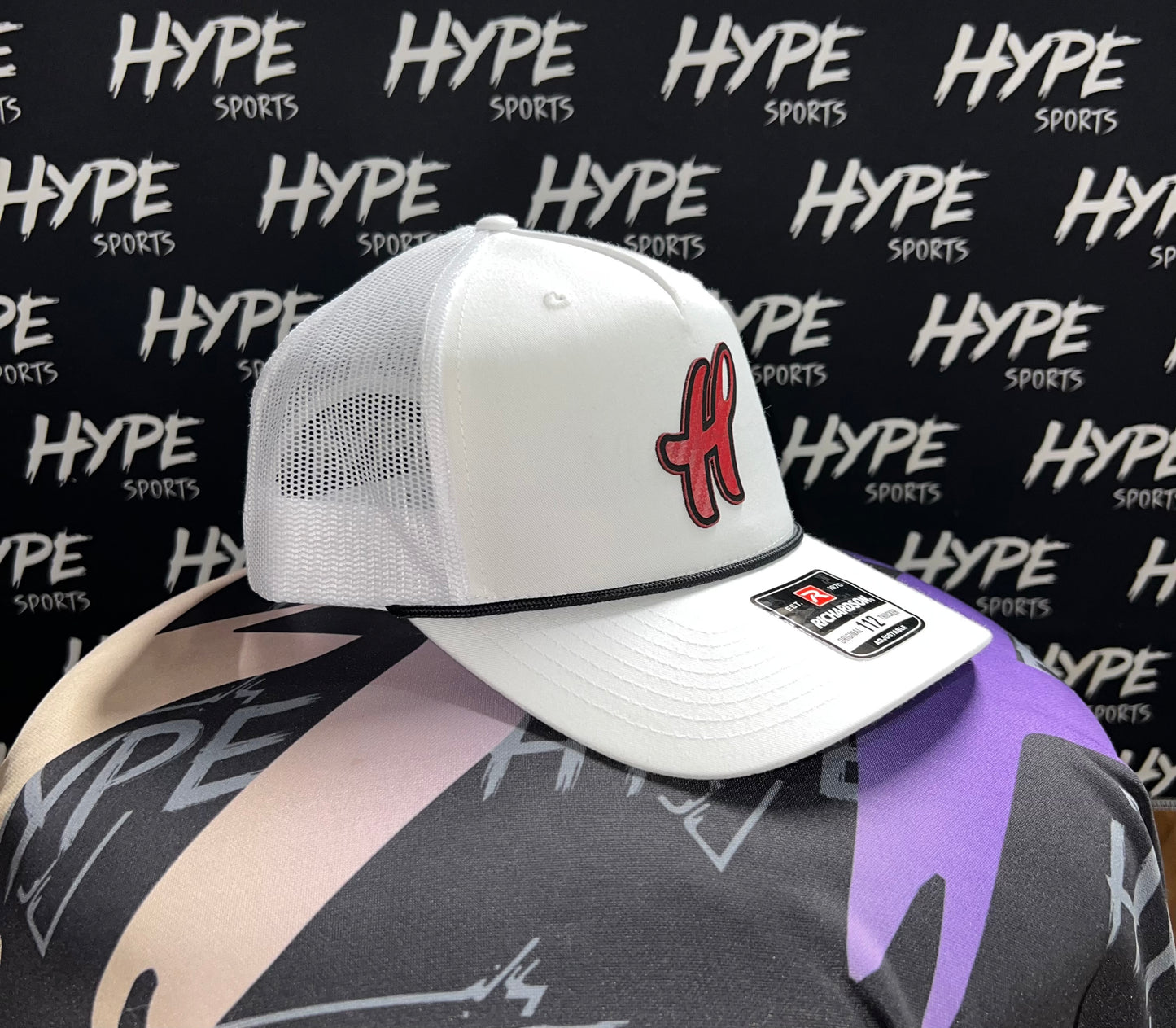 White H Rope Hat