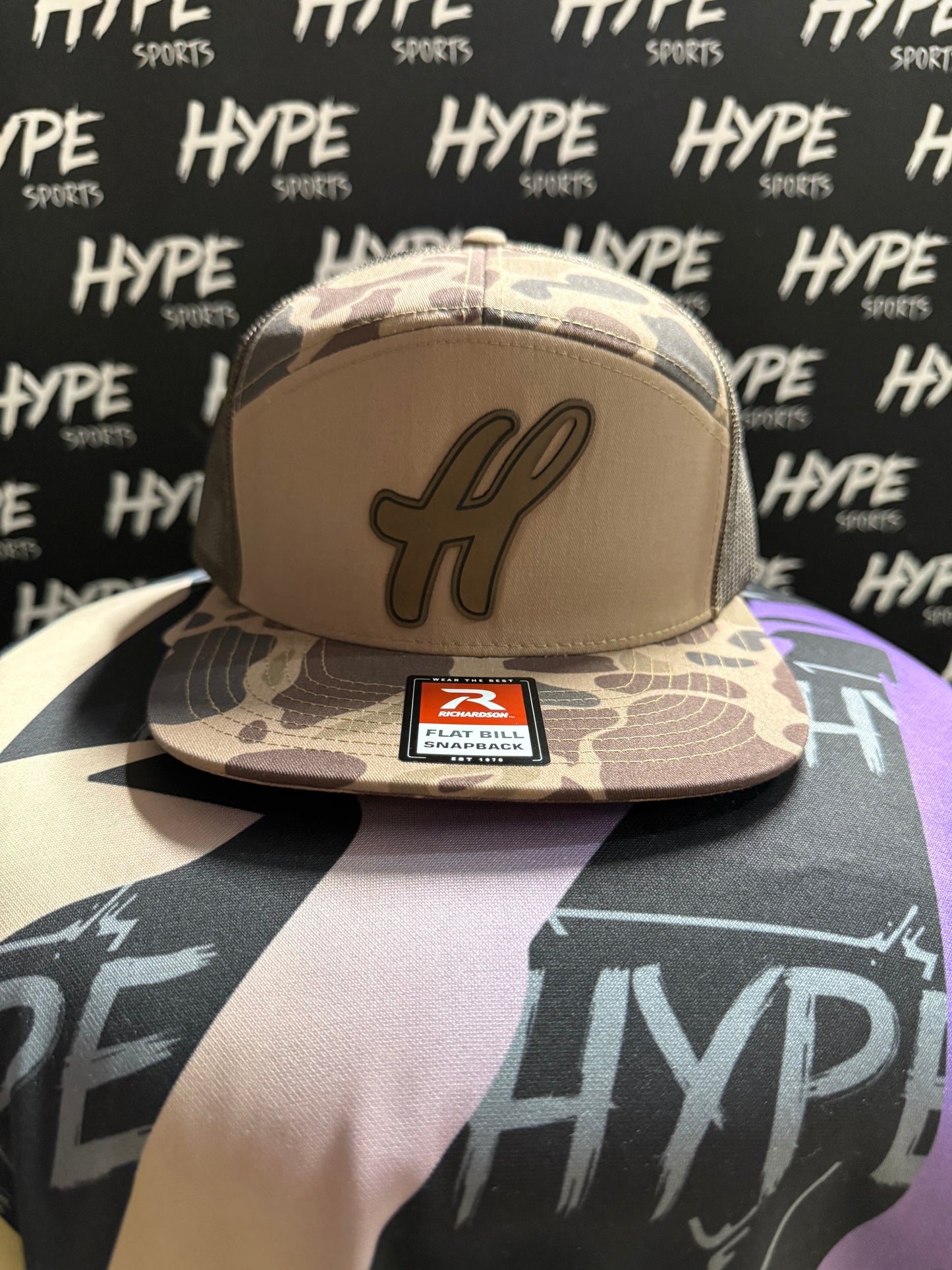 Brown Camo H Hat