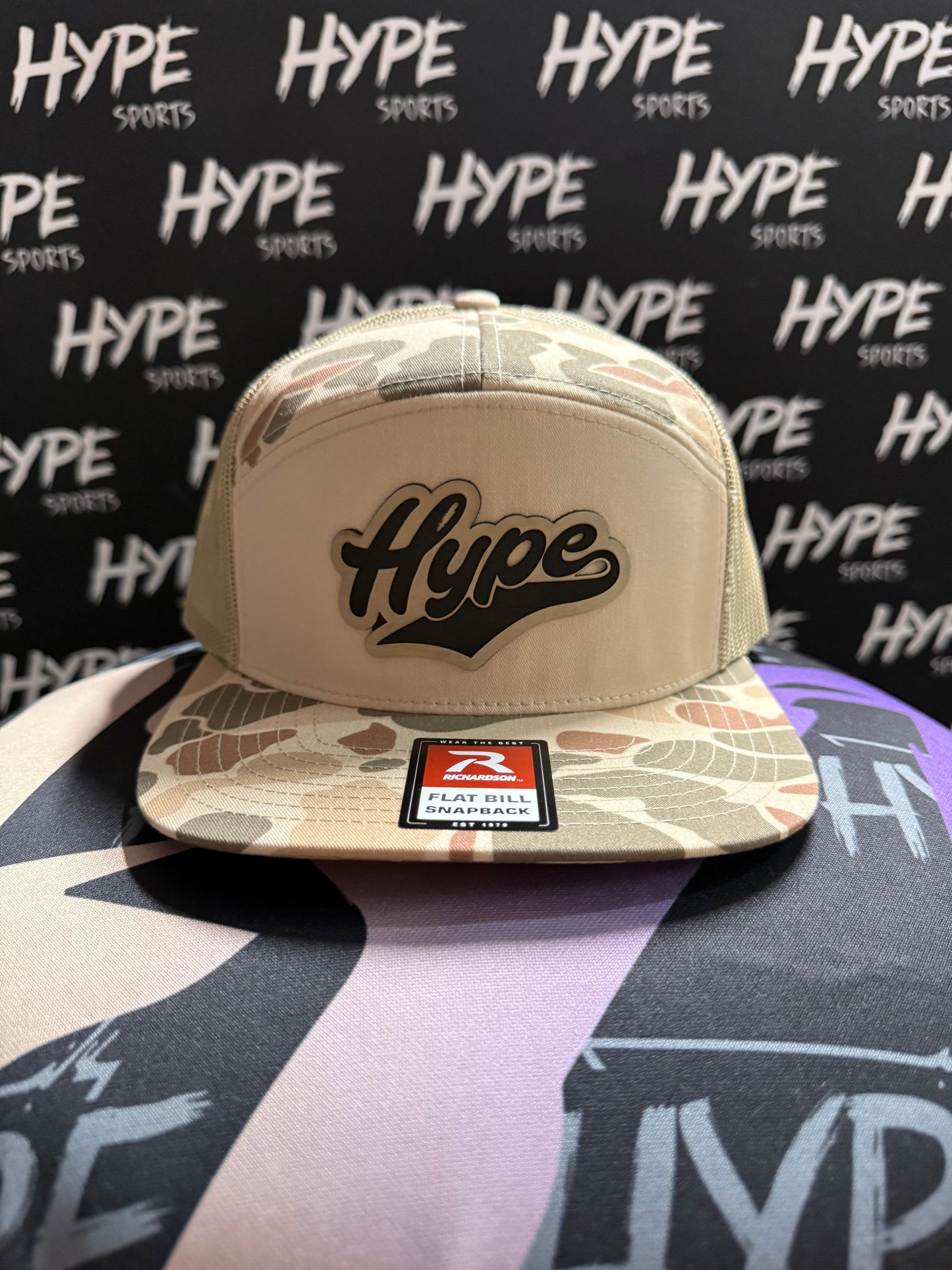 Tan Camo Hype Hat