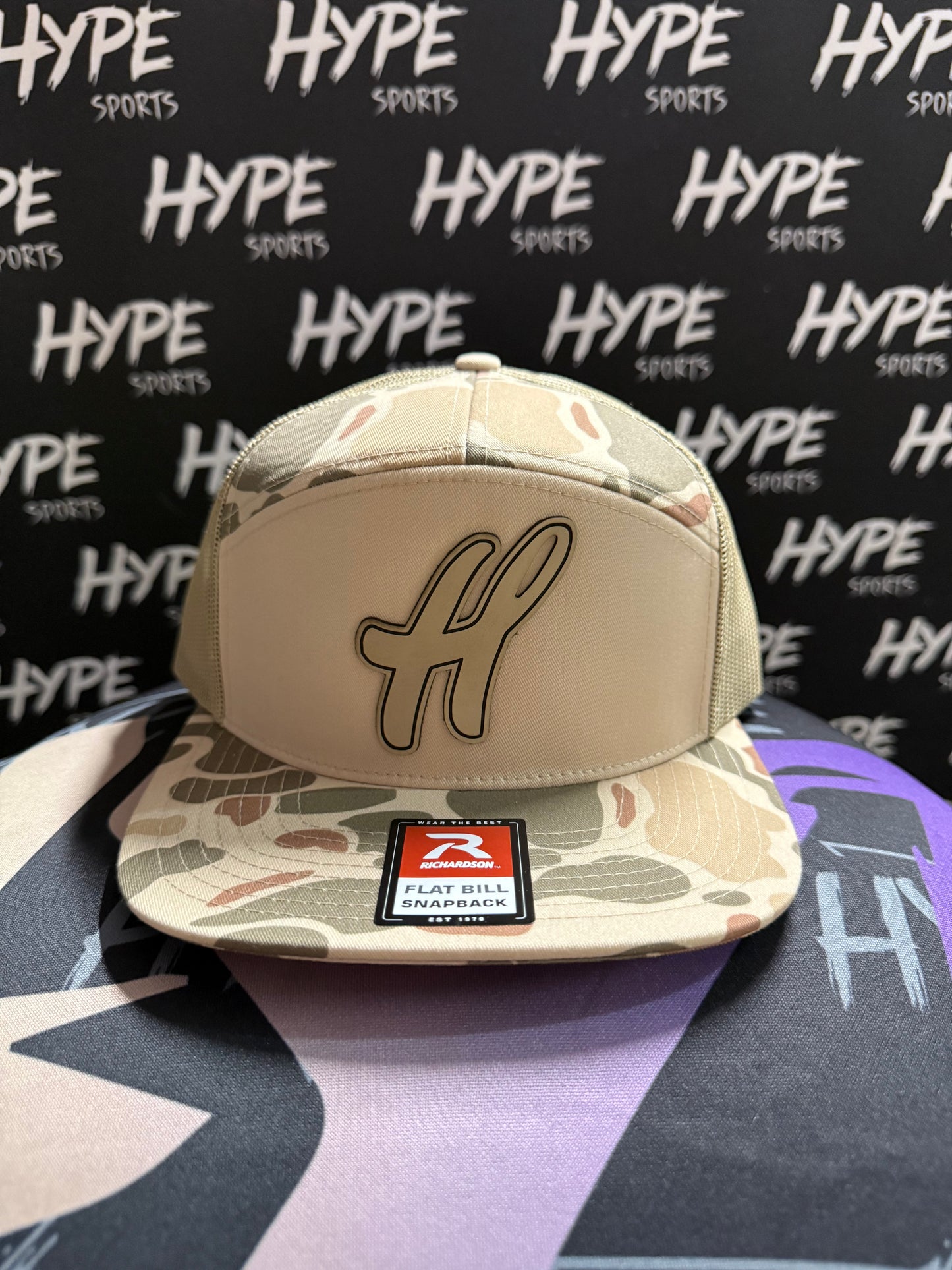 Tan Camo H Hat