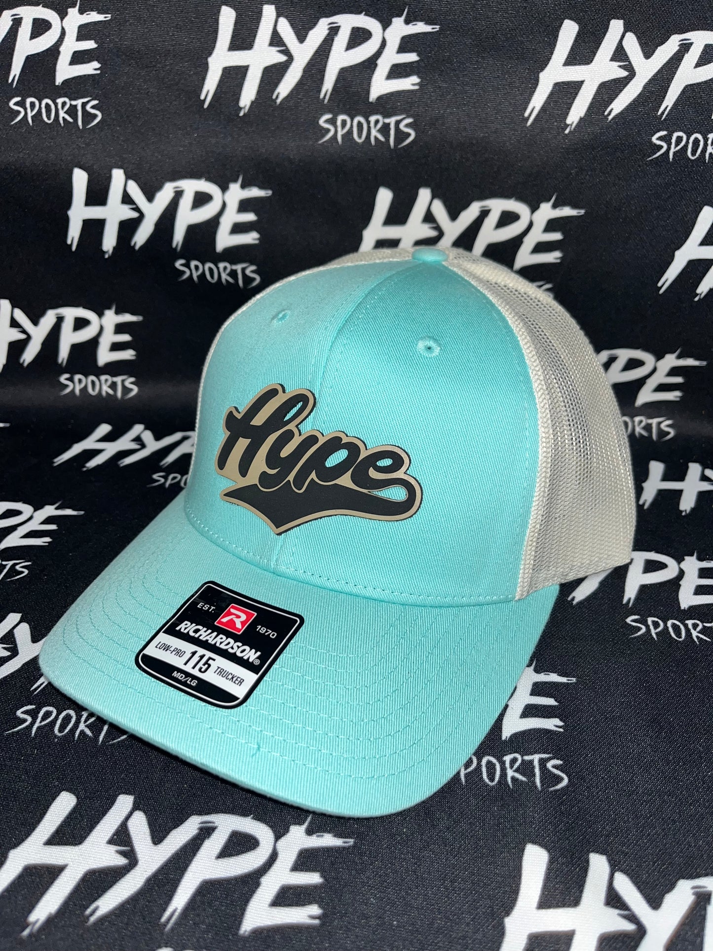 Cream and Light Blue Hype Hat