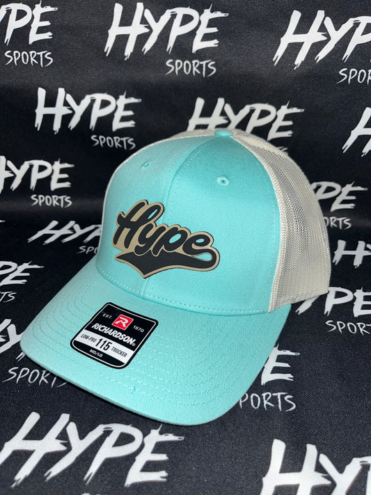 Cream and Light Blue Hype Hat