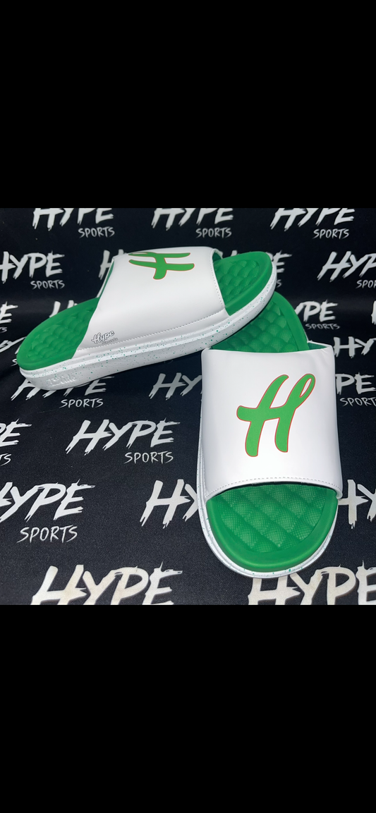 Hype Slides - Green on White