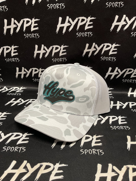 Light Camo with Teal Hype Hat