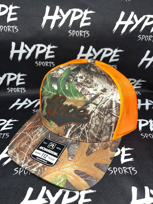 Realtree Camo and Orange Hype Hat