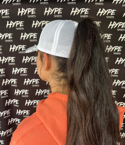Women’s Grey/White Animal Print Hat