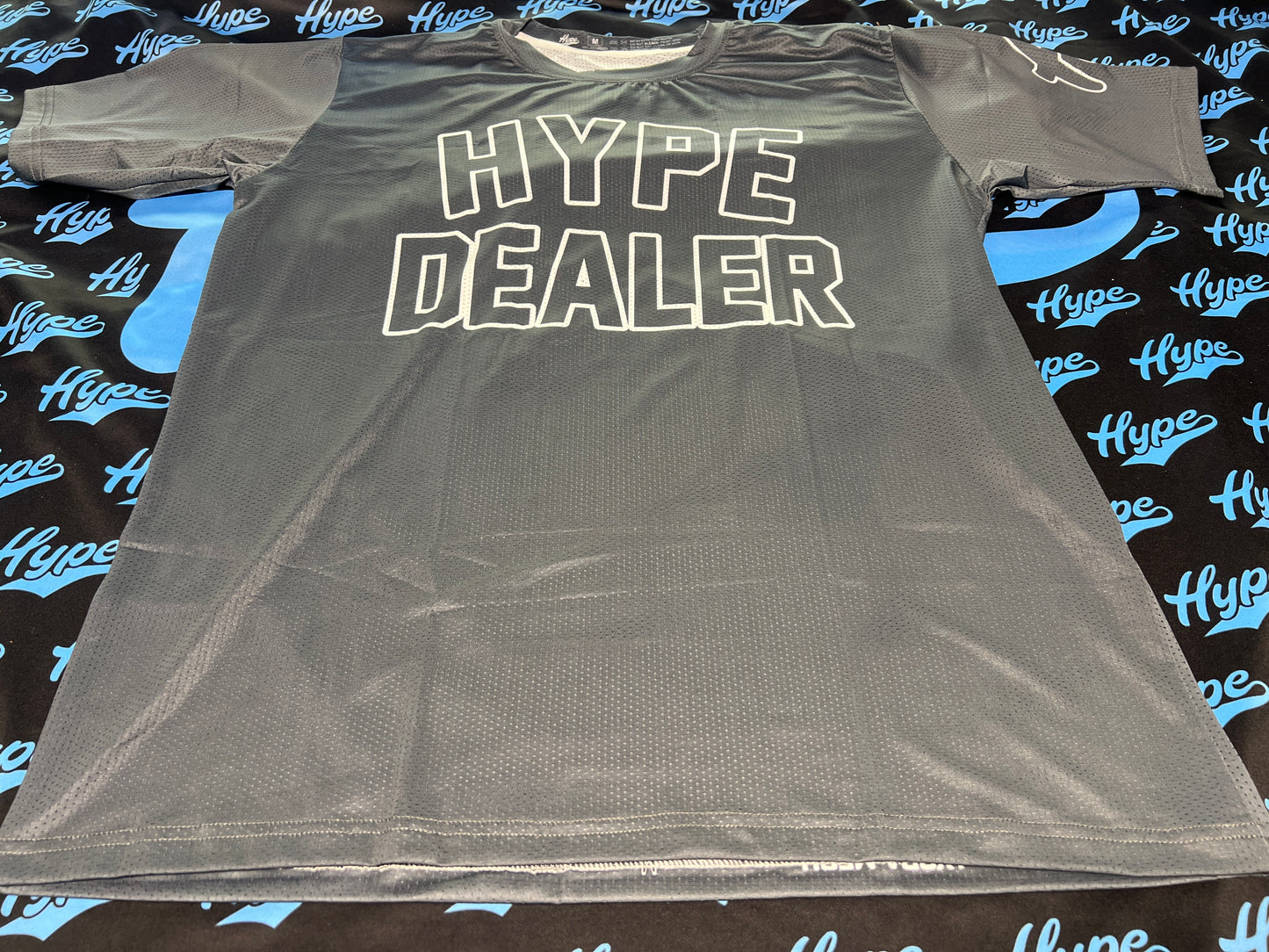 Mesh “Hype Dealer” Shirt - Dark Grey