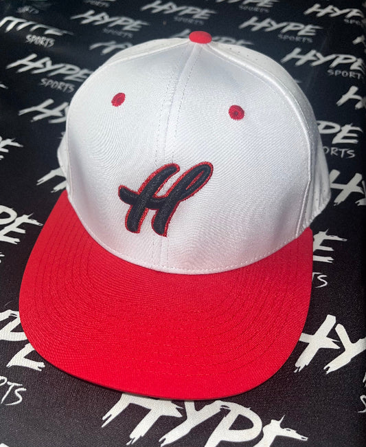 Red and Black Classic H SnapBack Hat