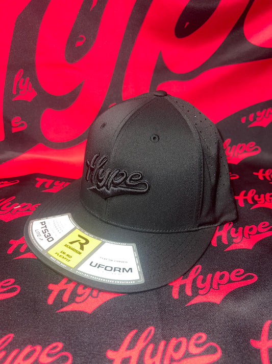 Hype Black Out Fitted Hat