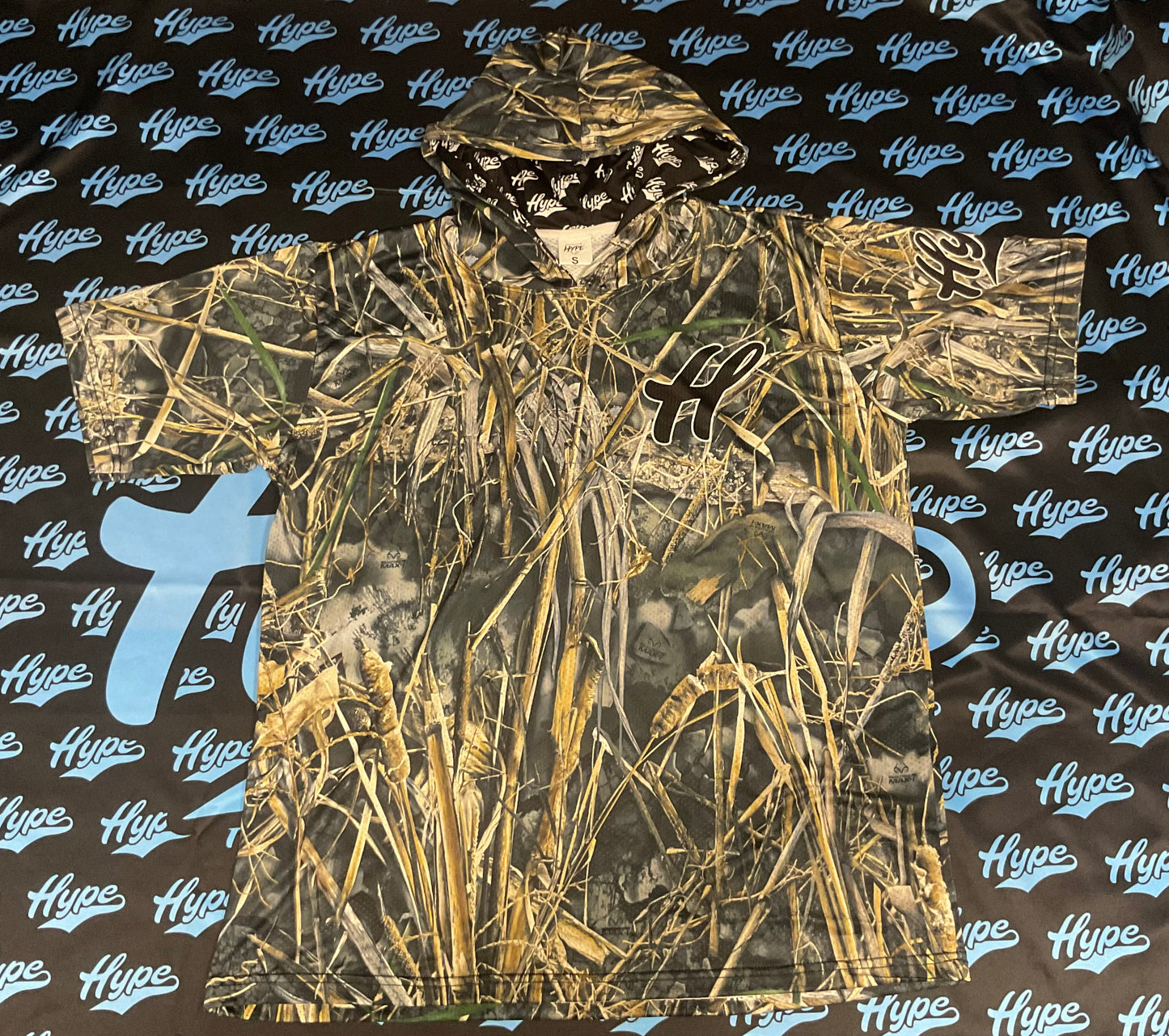 Short Sleeve Hoodie - Camo