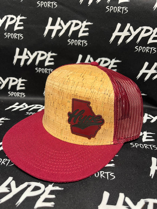 Maroon and Cork Georgia Hype Hat