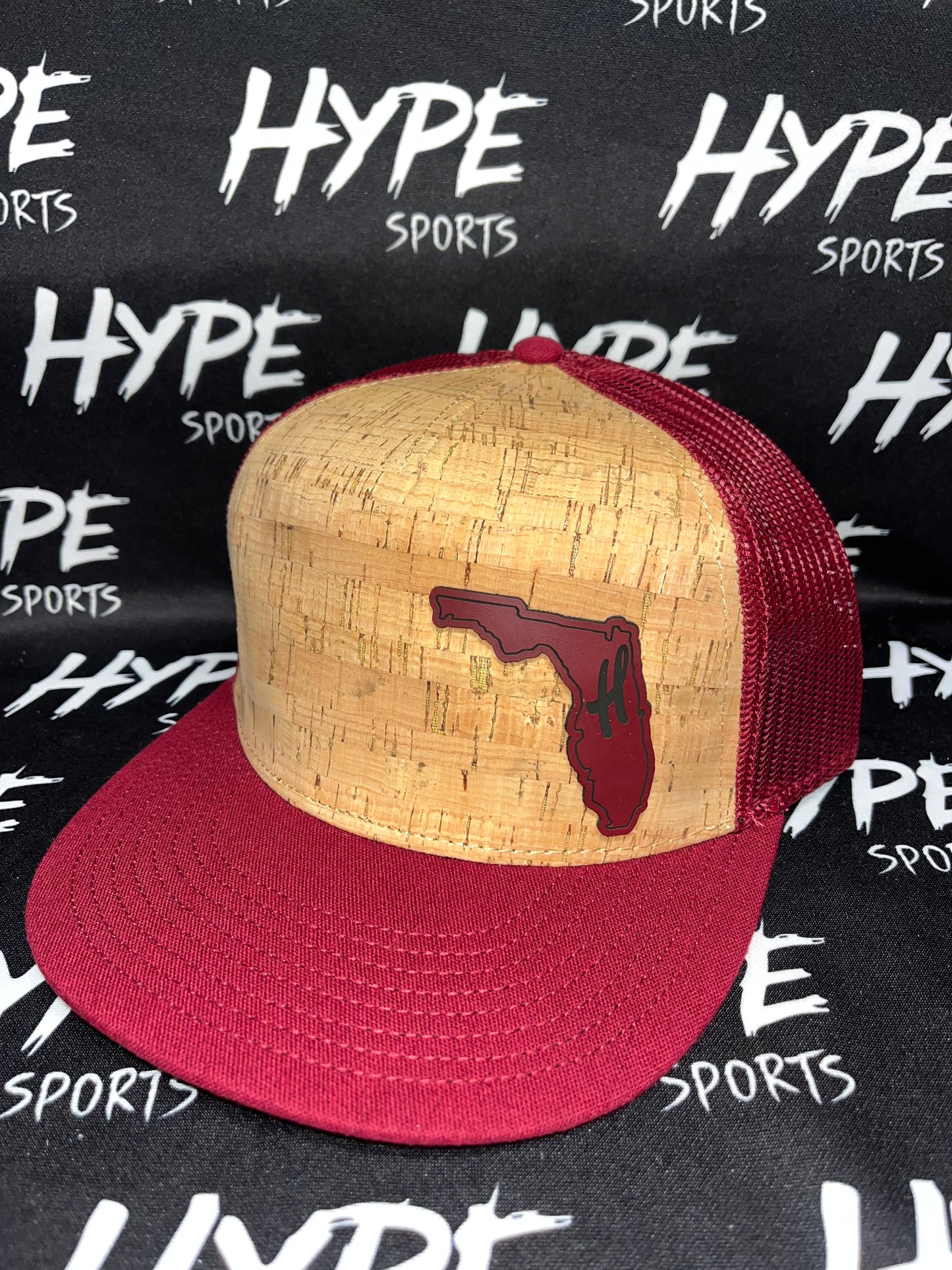 Maroon and Cork Florida Classic H Hat