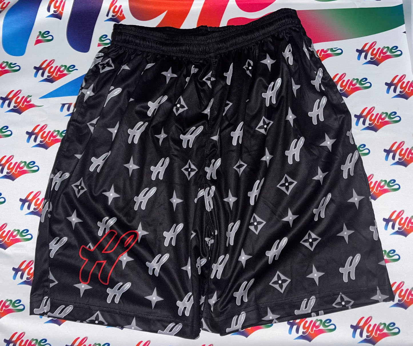 LV Mesh Shorts - Black
