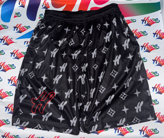 LV Mesh Shorts - Black
