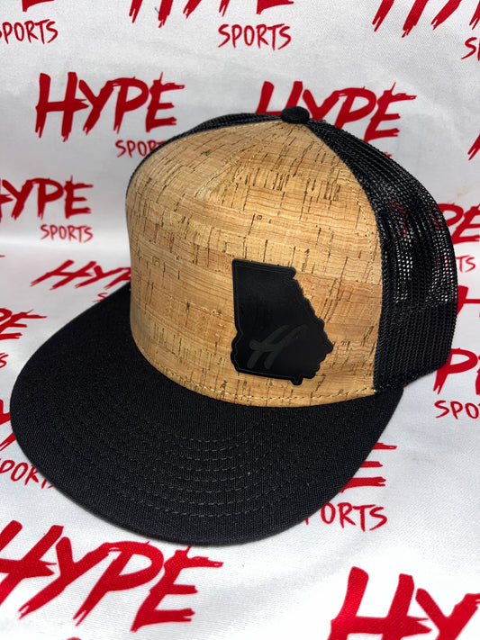 Black and Cork Georgia Classic H Hat