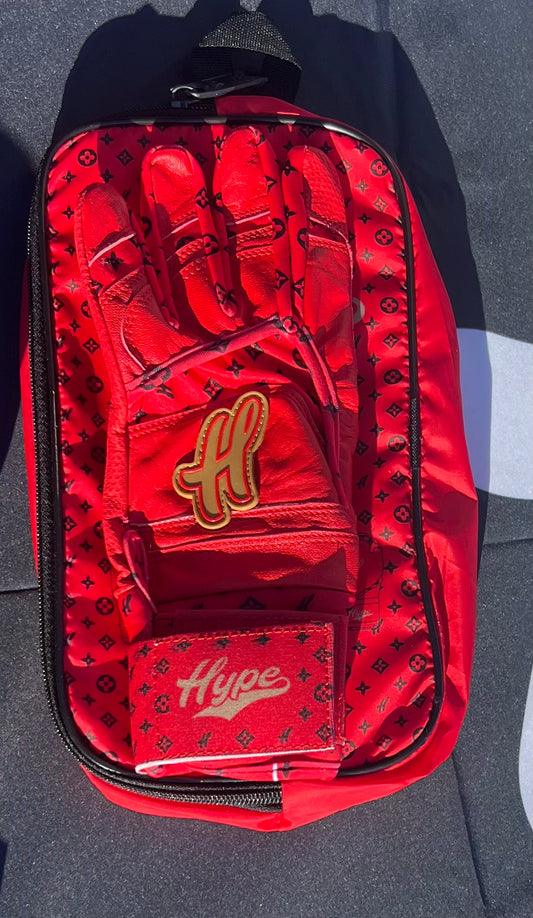 LV Hype Batting Gloves - Red