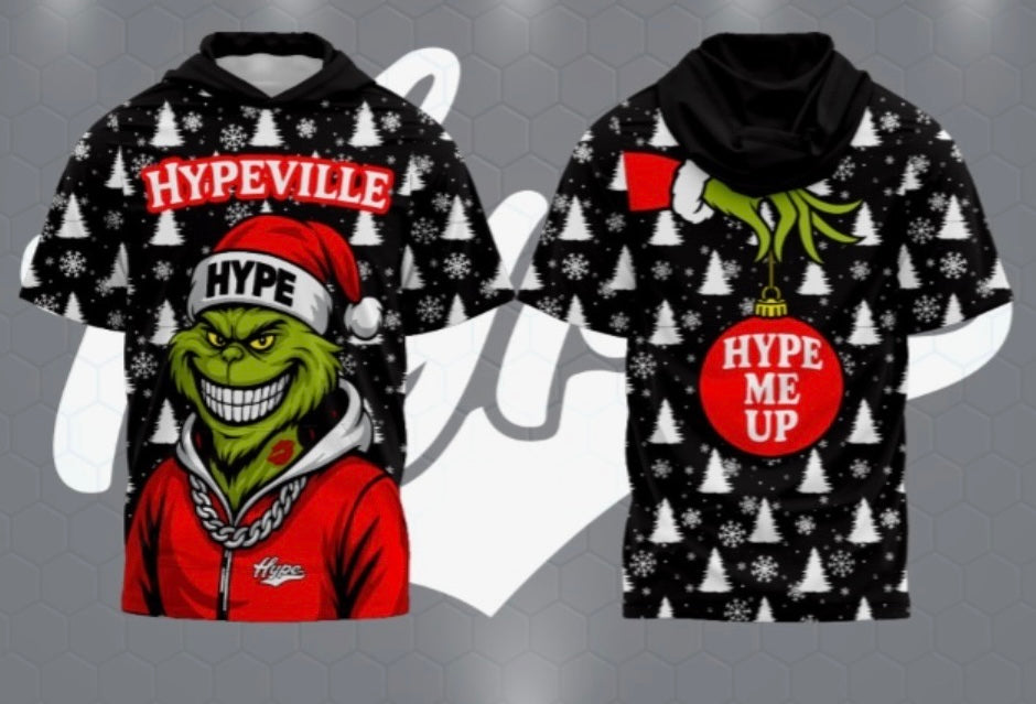 Hype Grinchmas Short Sleeve Hoodie