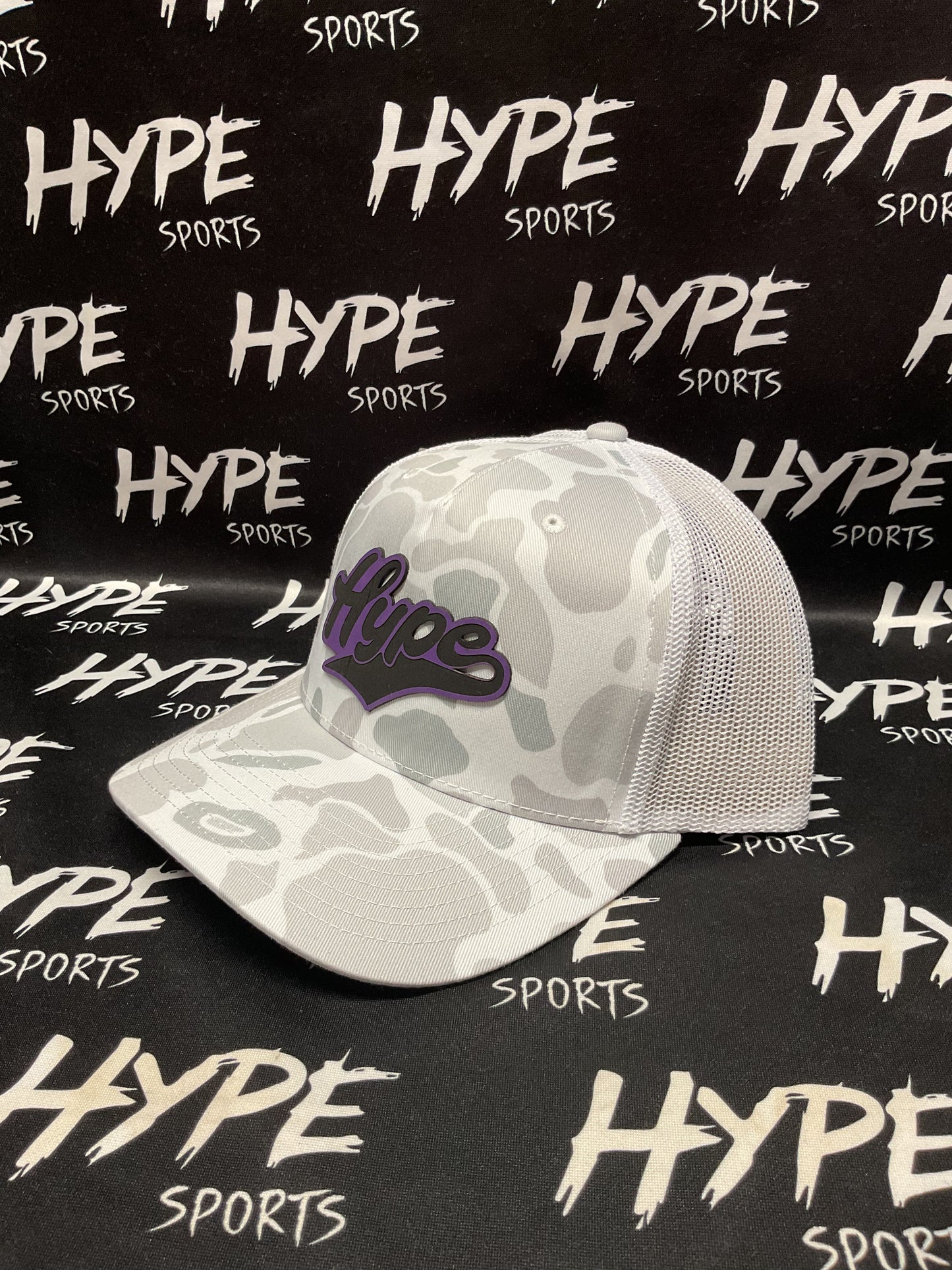 Light Grey Camo with Purple Hype