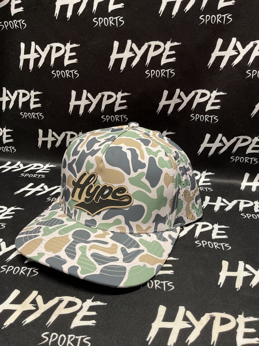 Green and Grey Camo Hype Hat