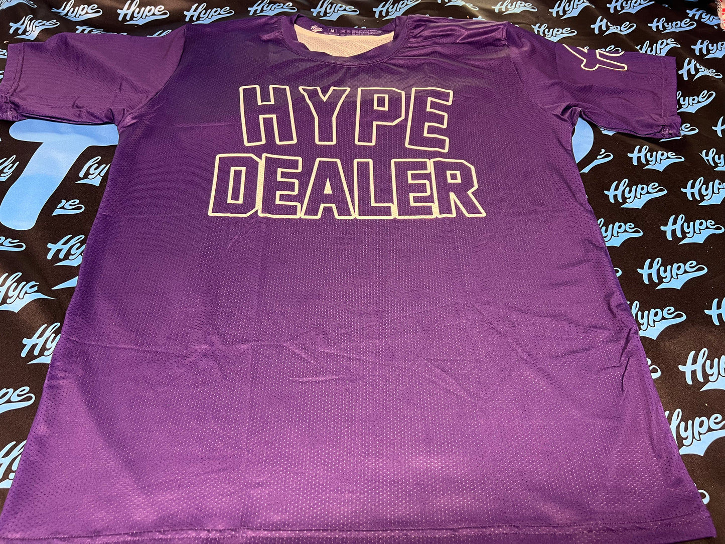 Mesh “Hype Dealer” Shirt - Purple