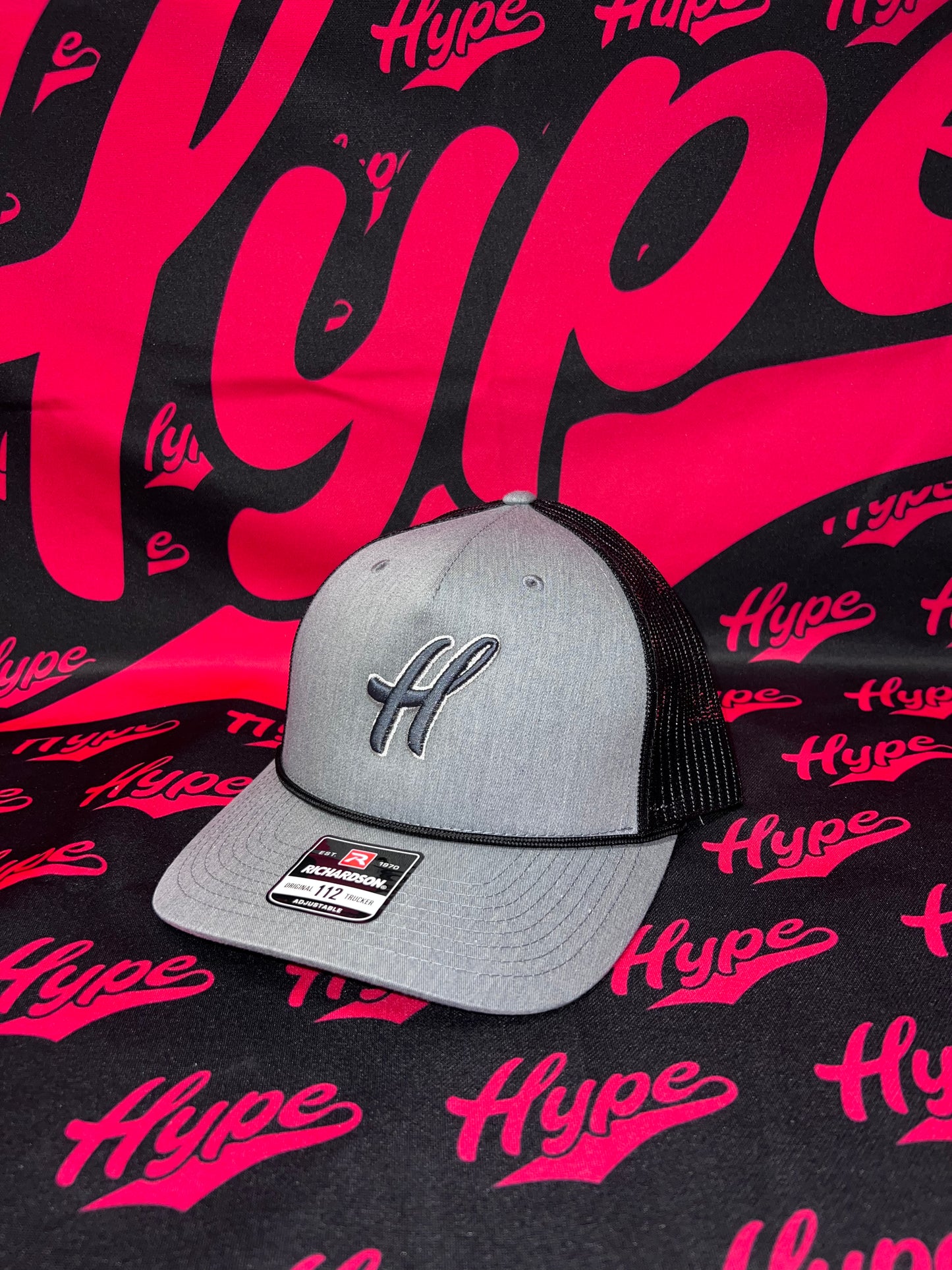 Classic H Grey on Grey/Black Rope SnapBack