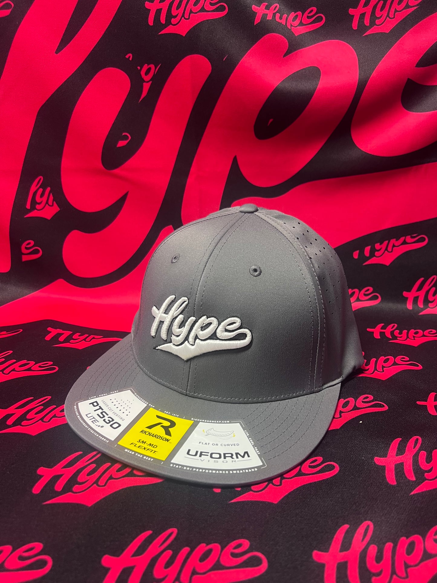 Hype White/Grey Fitted Hat