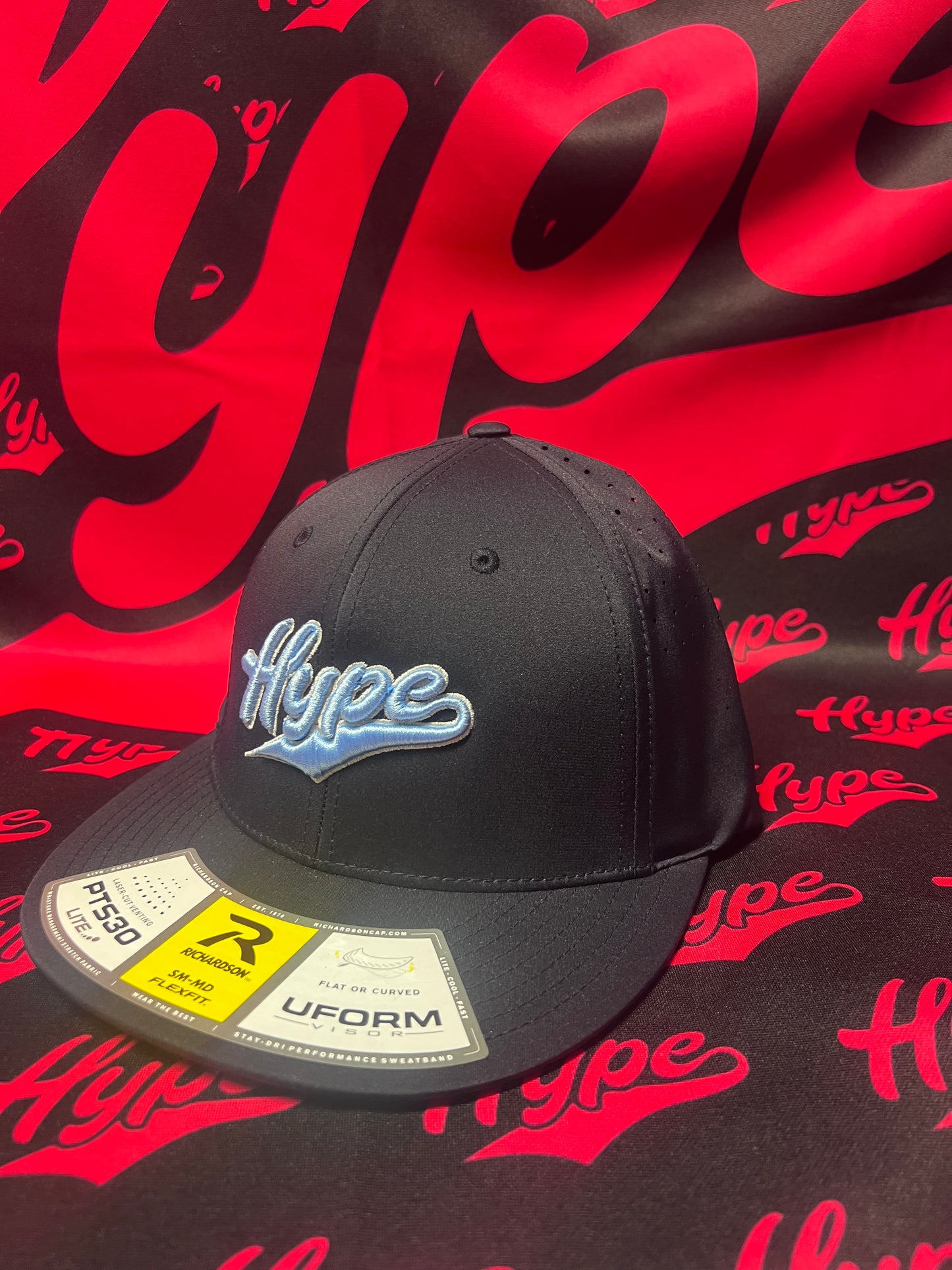 Hype Baby Blue/Navy Fitted Hat