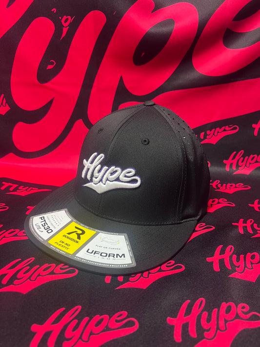 Hype White/Black Fitted Hat