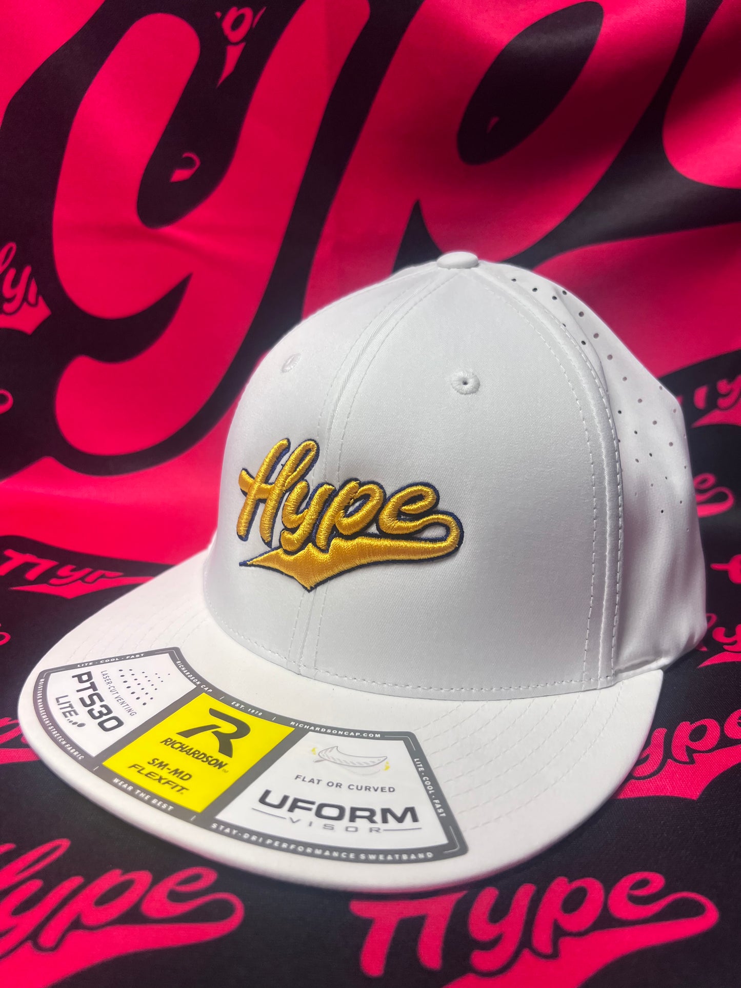 Hype Yellow/White Fitted Hat