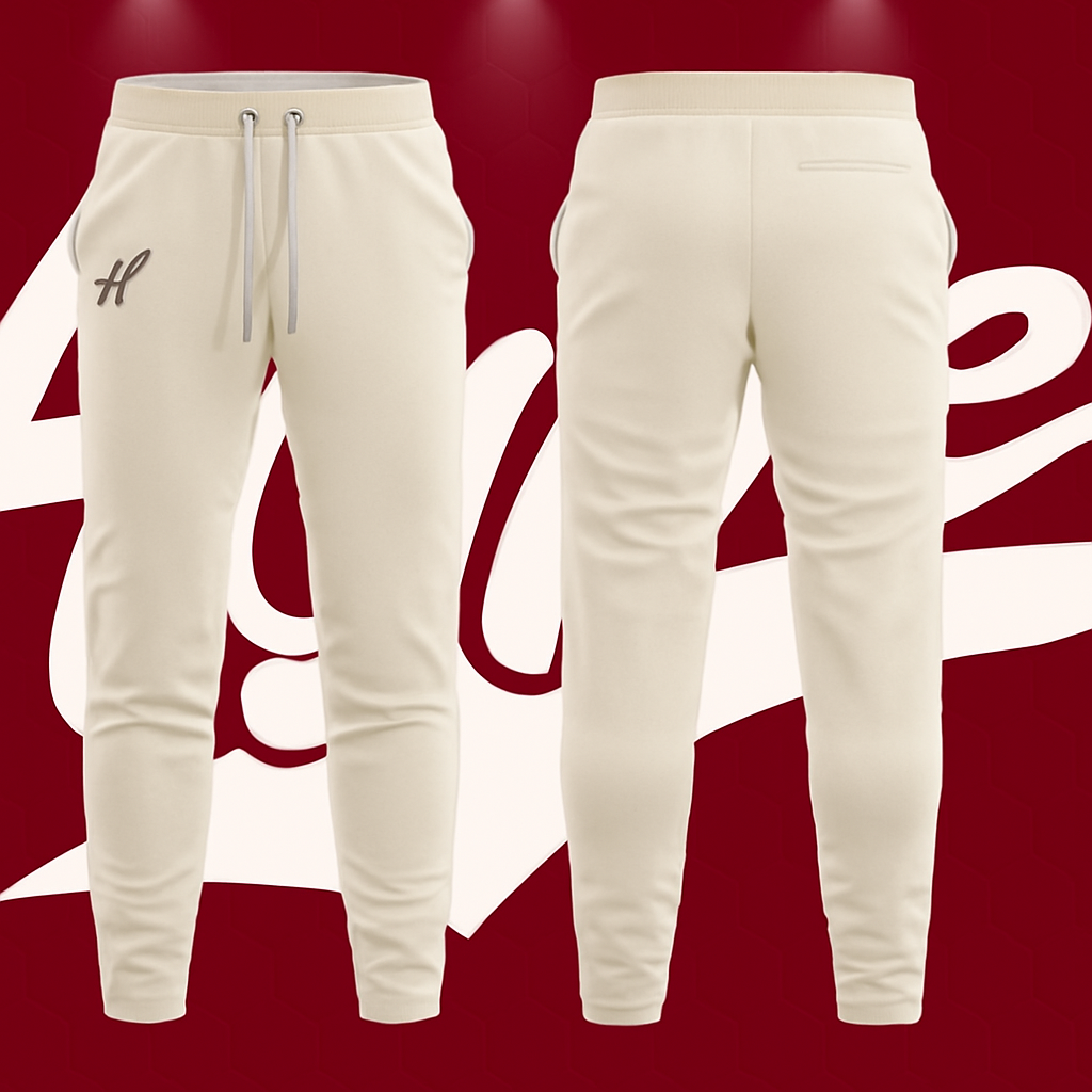 Classic H Sweat Pants - Cream