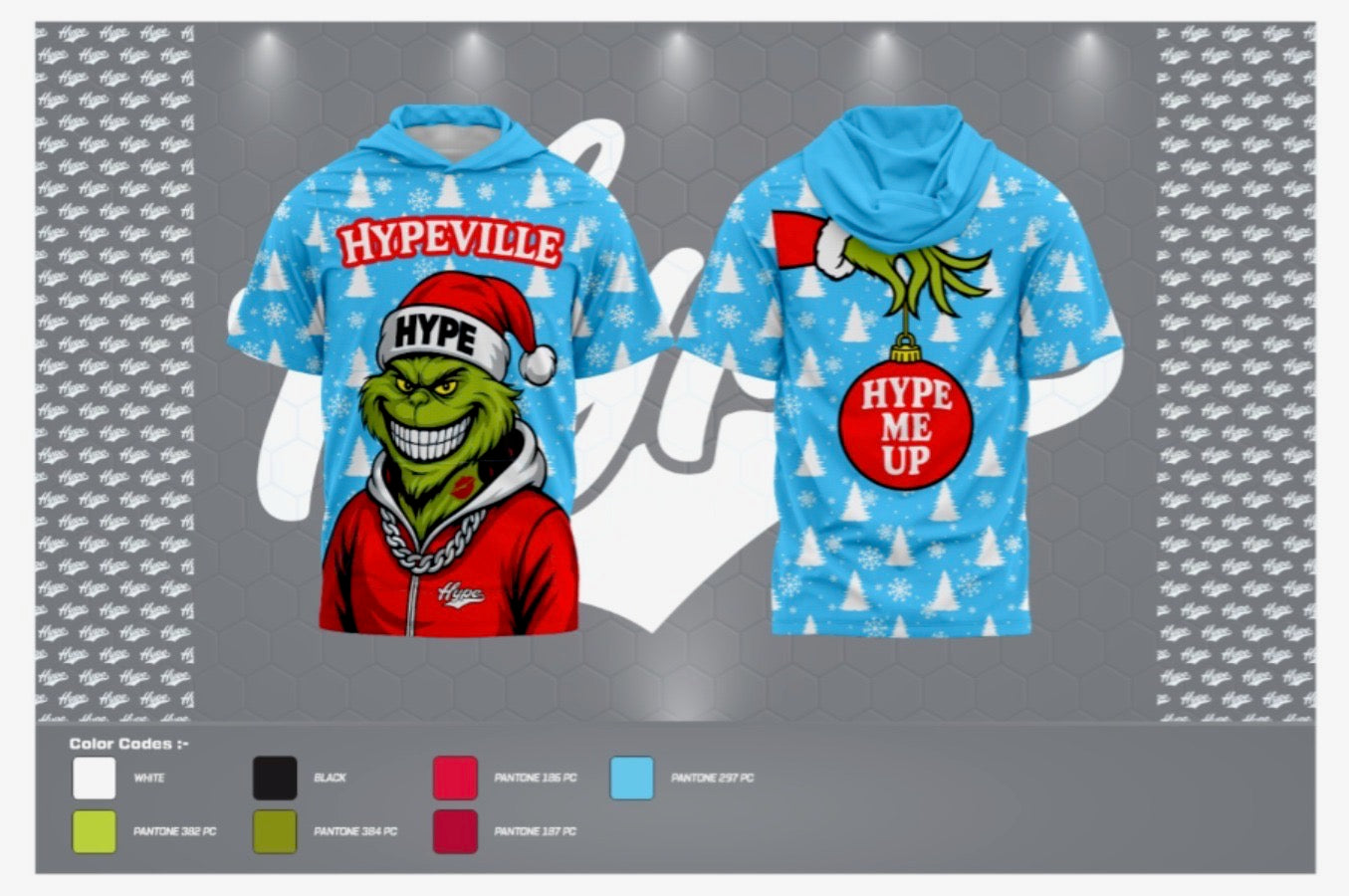 Hype Grinchmas Short Sleeve Hoodie
