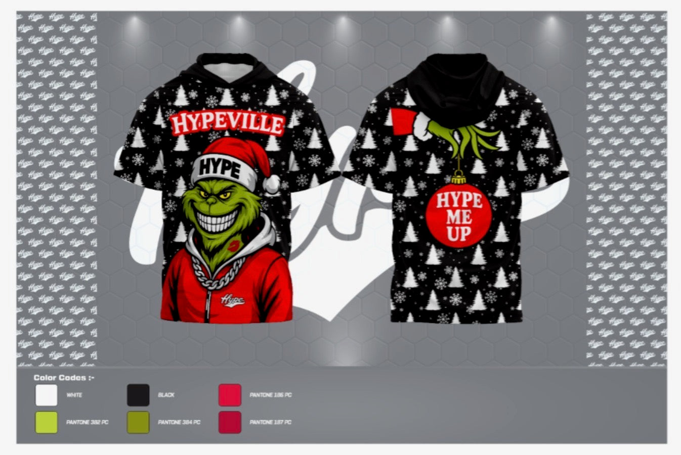 Hype Grinchmas Short Sleeve Hoodie