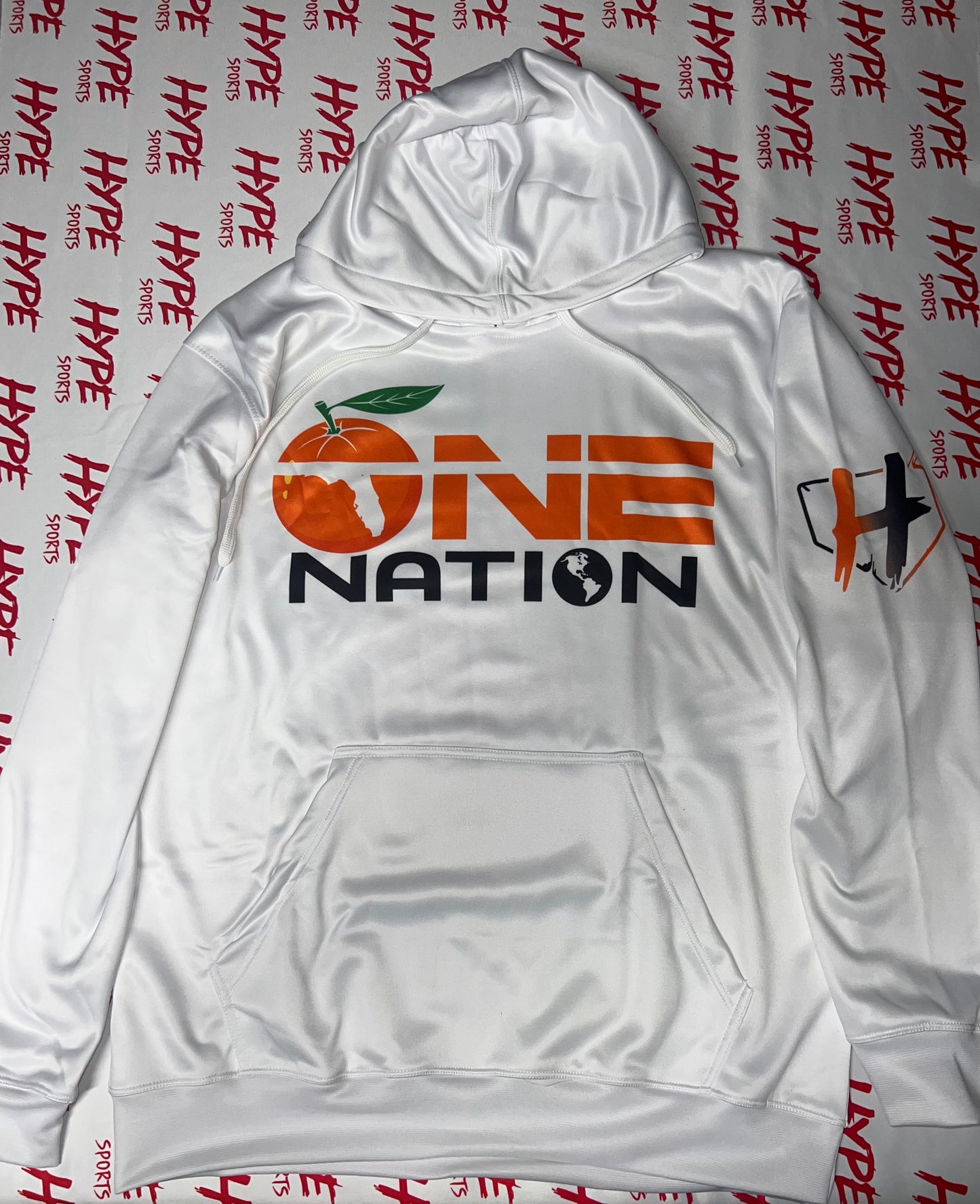 White One Nation Hoodie