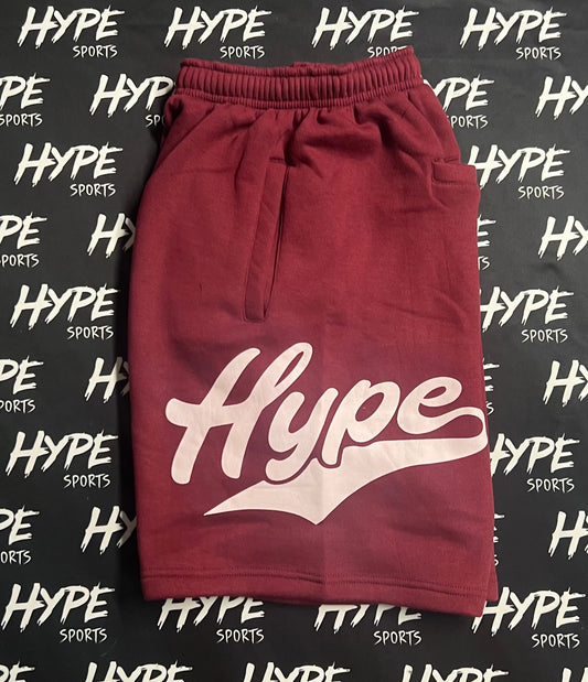 Maroon Sweat Shorts