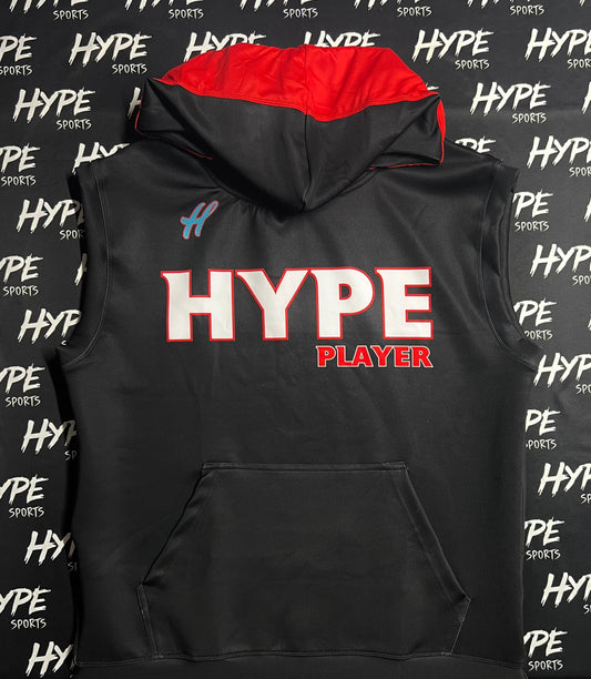 Black Hype Sleeveless Hoodie