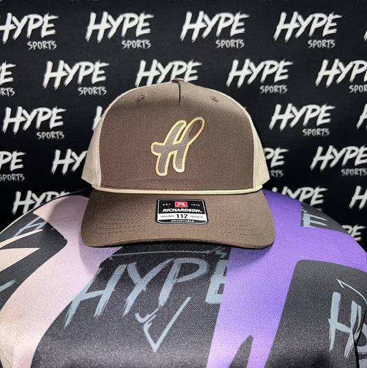Brown H Rope Hat