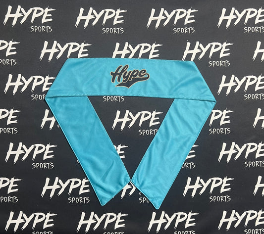 Teal Tie Headband