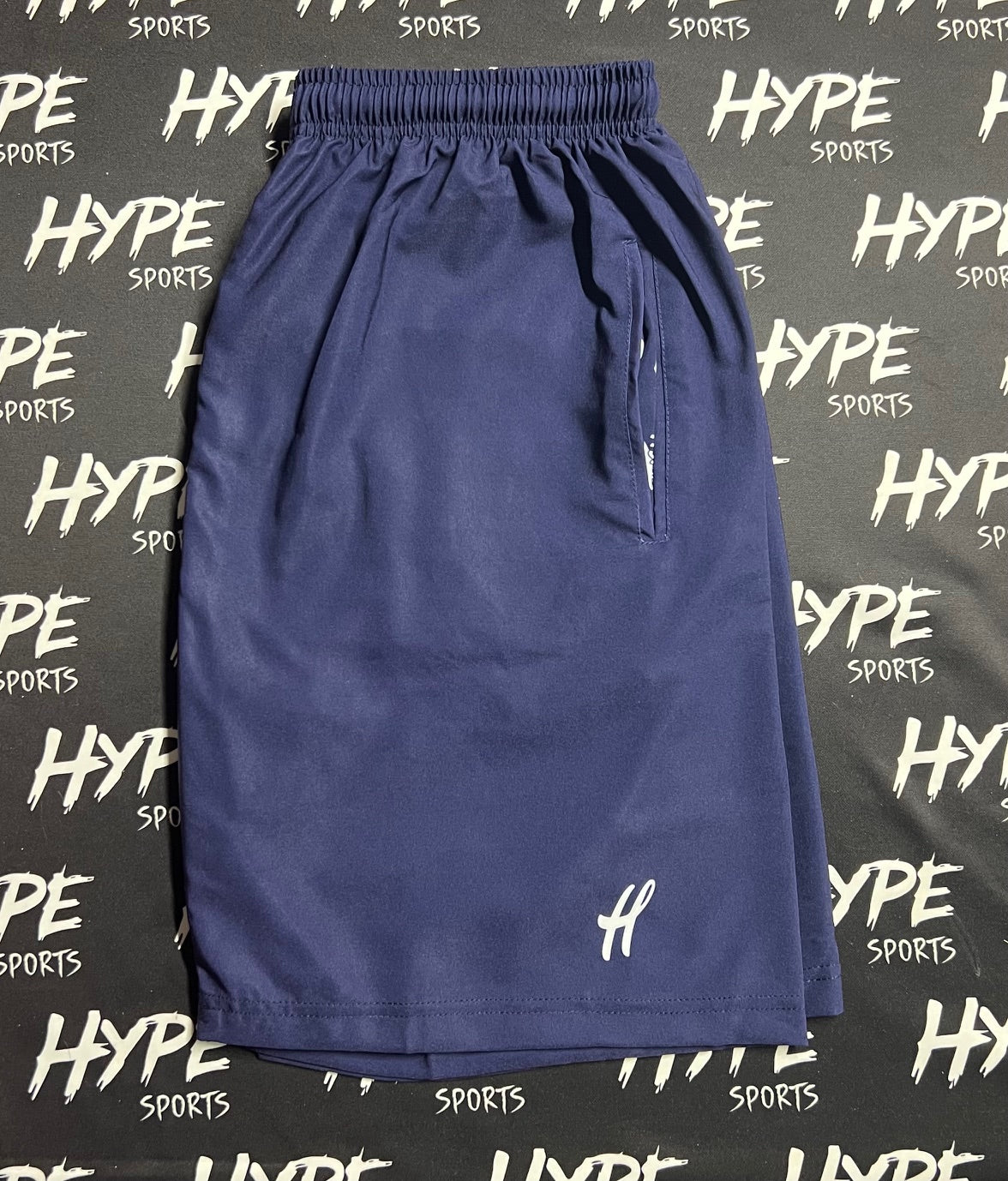 Classic H Microfiber Shorts - Navy