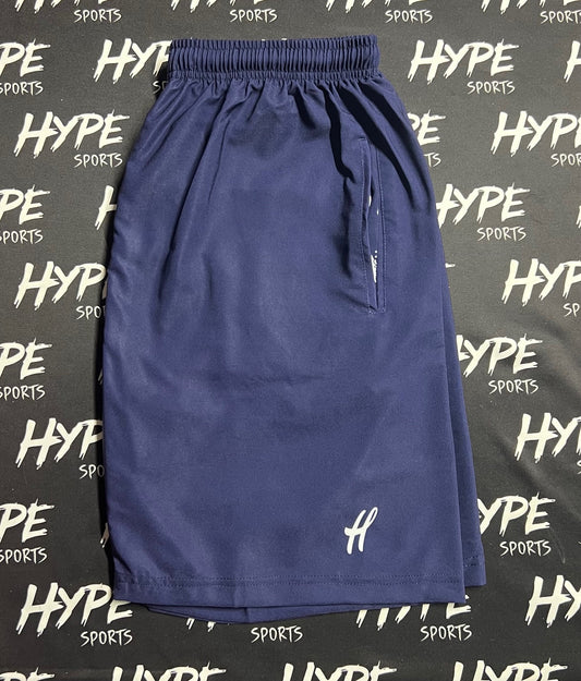 Classic H Microfiber Shorts - Navy