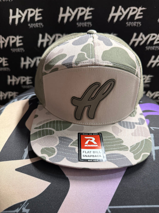 Grey H Camo Hat